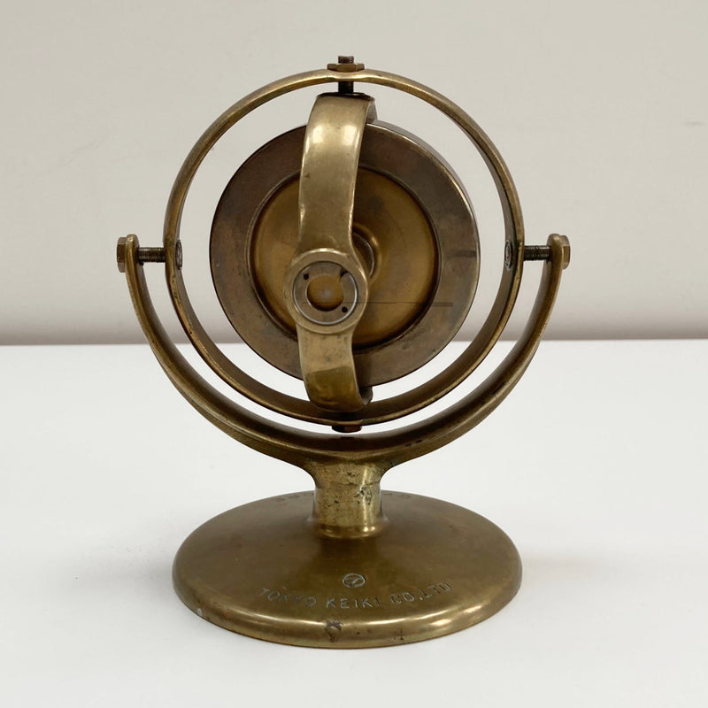 Cased Japanese Demonstration Gyroscope on Stand by Tokyo Keiki Co Ltd
