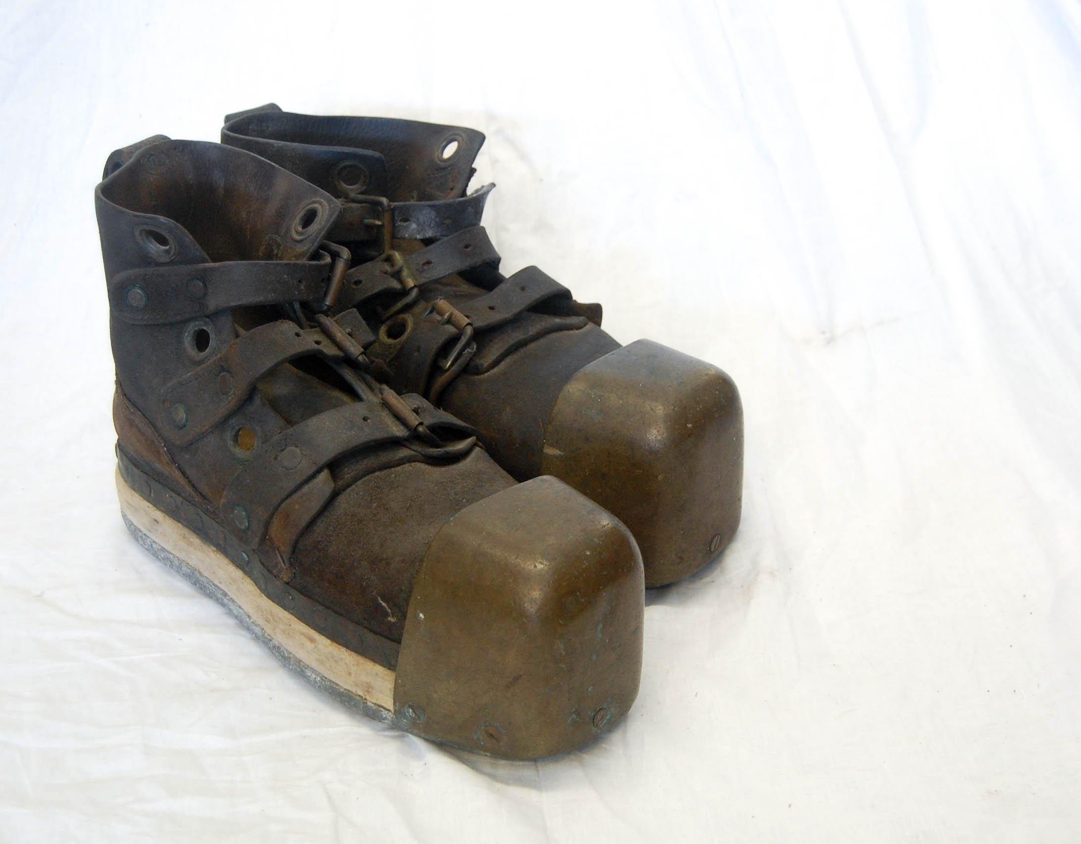 Early Twentieth Century Pair of Siebe Gorman Diving Boots Jason