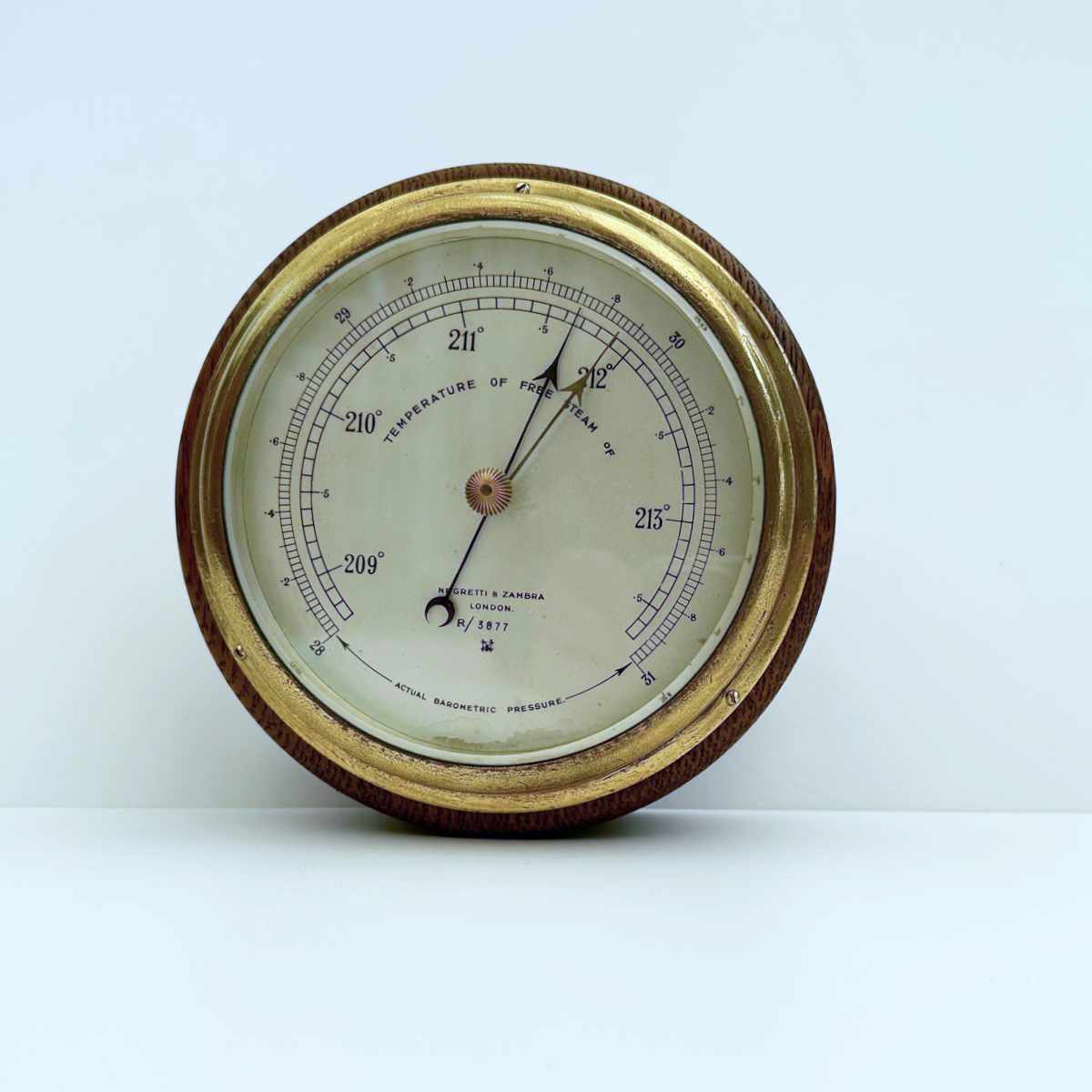 Barometer N Rare Hypsometer Aneroid Barometer by Negretti & Zambra – Jason Clarke ...