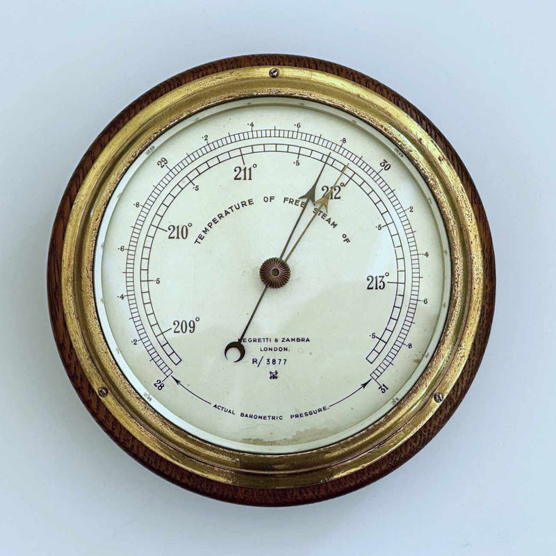 Rare Hypsometer Aneroid Barometer by Negretti & Zambra
