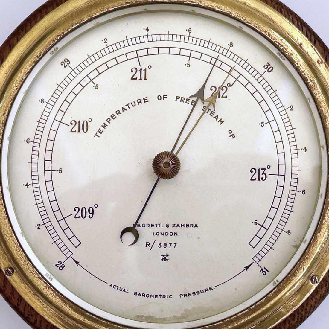Barometer N Rare Hypsometer Aneroid Barometer by Negretti & Zambra – Jason Clarke ...