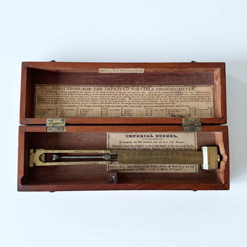 Pre Imperial Act Improved Portable Chondrometer by Robert Brettell Bate ...