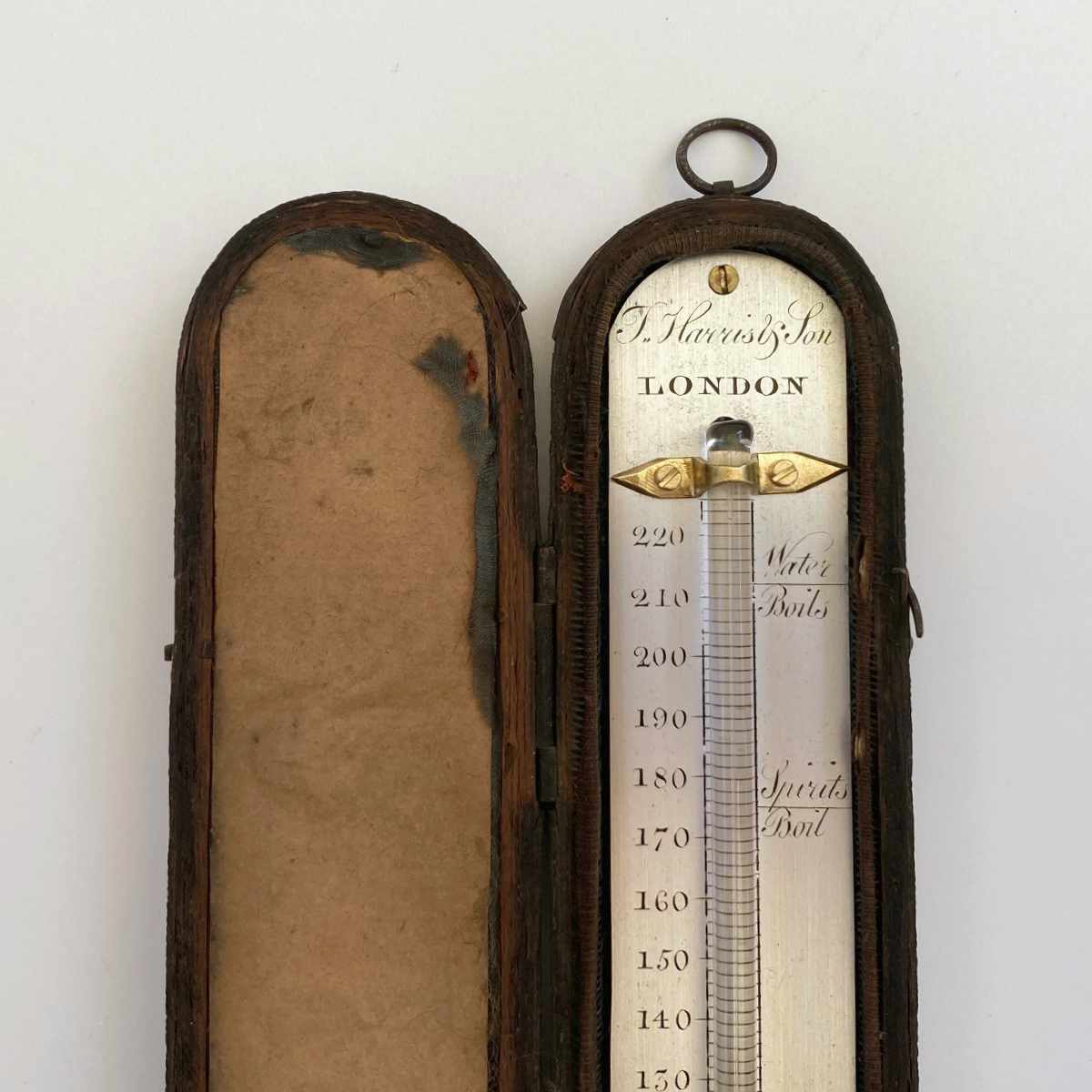 William IV Leather Cased Travel Thermometer by Thomas Harris & Son, London  – Jason Clarke Antiques
