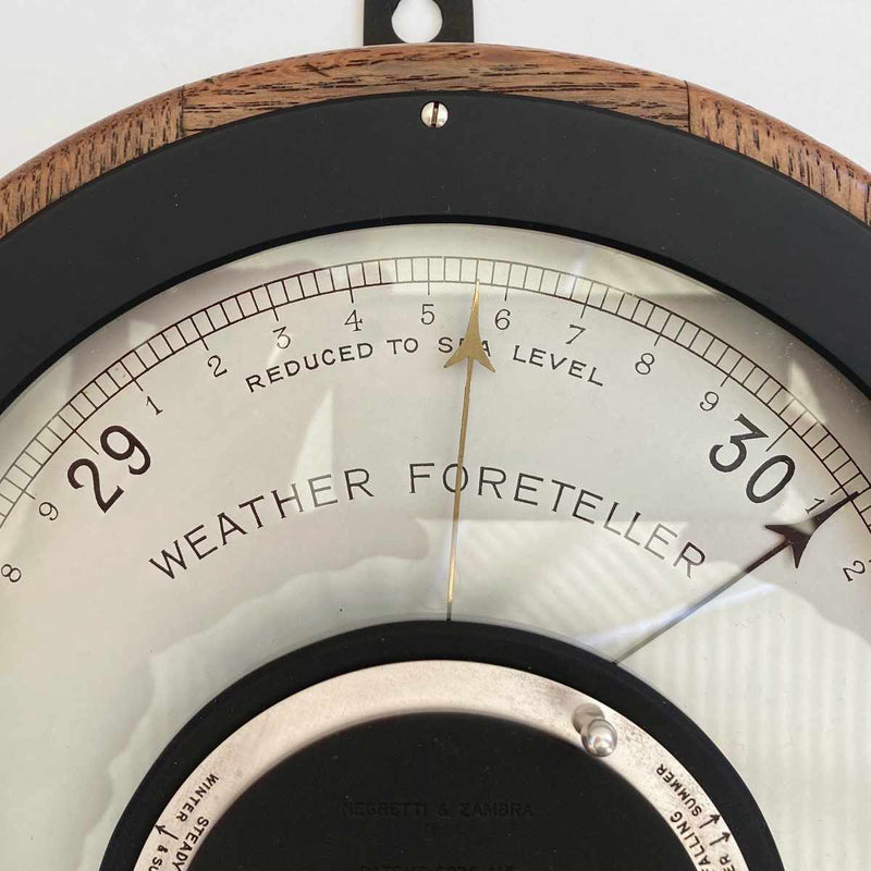 Barometer World Early Twentieth Century Weather Foreteller Aneroid Barometer by ...