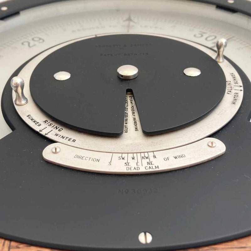 Barometer World Early Twentieth Century Weather Foreteller Aneroid Barometer by ...