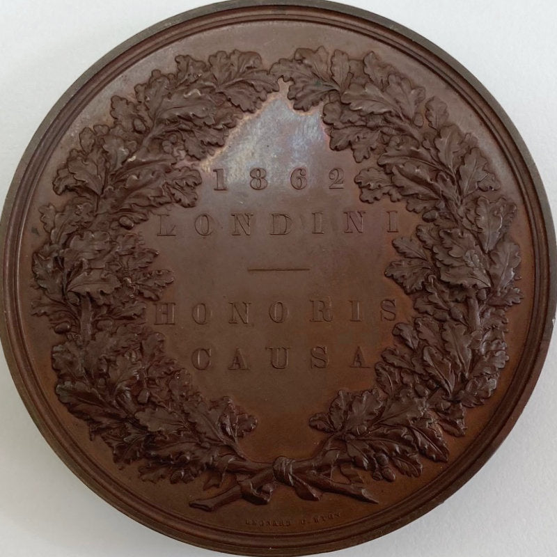 The 1862 International Exhibition Prize Medal Awarded to De Grave Short & Fanner London