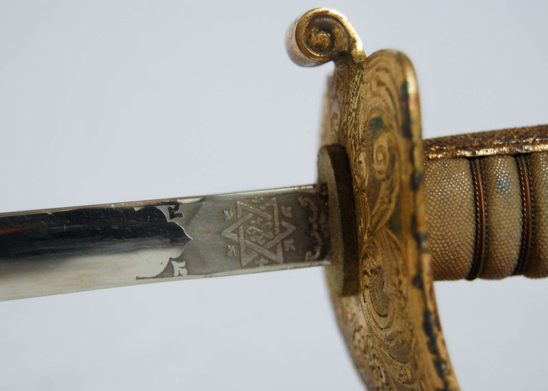 George V Half Size British Military 1897 Pattern Sword by Henry Wilkinson, Pall Mall, London.