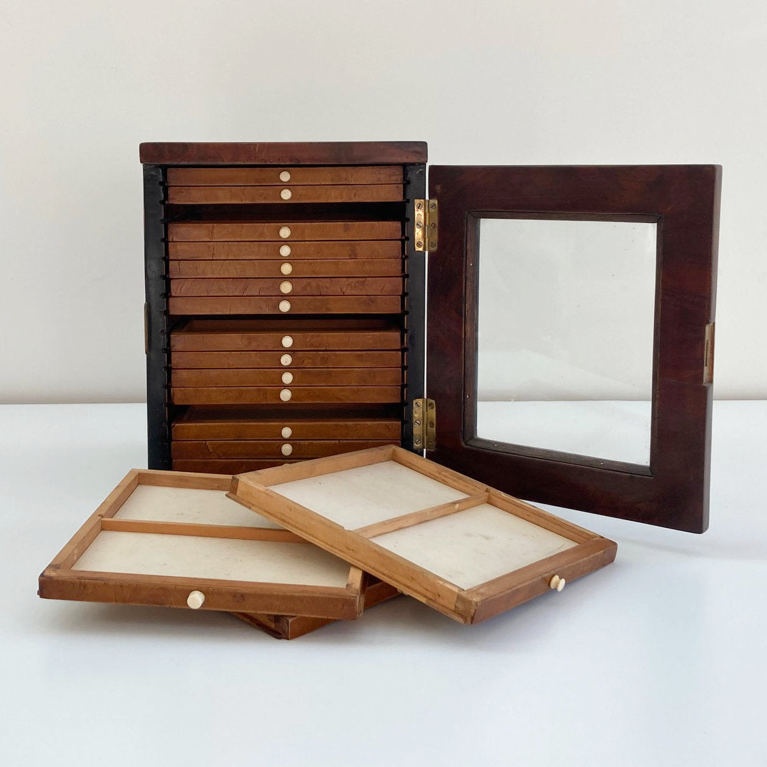 Late Victorian Mahogany Microscope Slide Cabinet or Slide Case – Jason ...