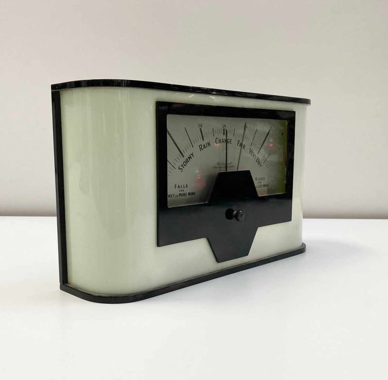 Large Art Deco Aneroid Barometer by Weathercraft