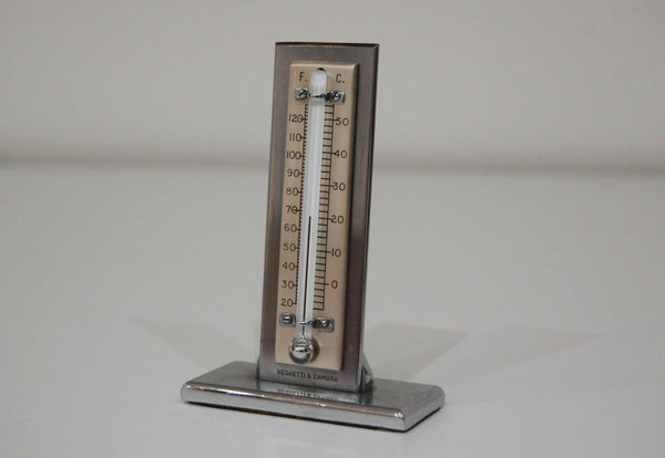 Art Deco Period Desk Thermometer by Negretti & Zambra London - Jason Clarke Antiques