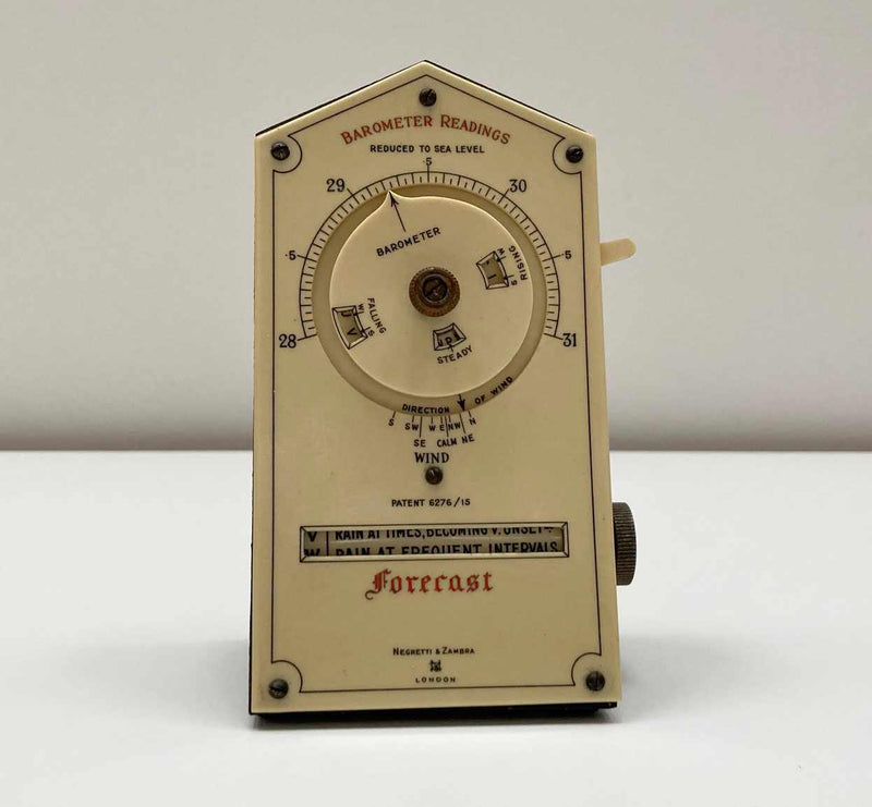 Early Twentieth Century Desktop Weather Forecaster by Negretti & Zambra London - Jason Clarke Antiques