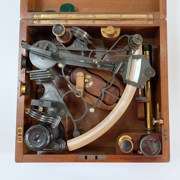 Mark I Bell Pattern Sextant with Full Accessories by Heath & Co of London