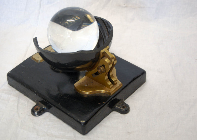 Late Victorian Campbell Stokes Sunshine Recorder by J Hicks, London