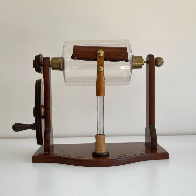 Cased Nairne Pattern Electrostatic Machine with Accessories by George Adams of London