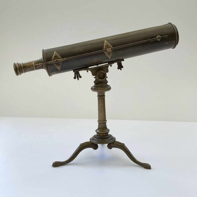 Mid Eighteenth Century Cased Gregorian Reflecting Telescope by Benjamin Martin of Fleet Street