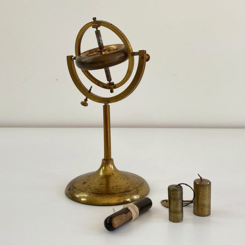 Victorian Cased Demonstration Gyroscope by Elliott Brothers London ...