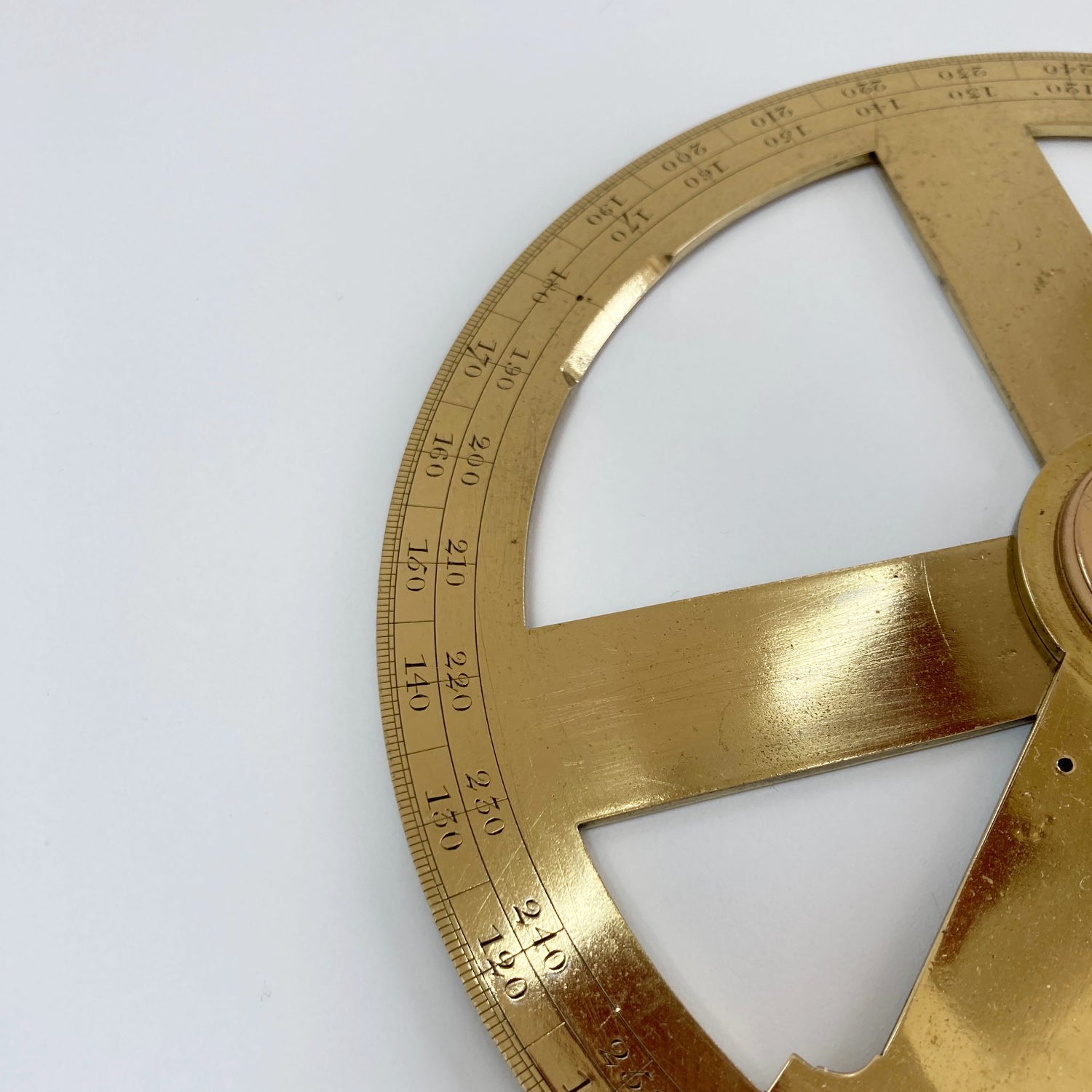 Eighteenth Century Circular Protractor by Benjamin Cole of Fleet Street ...