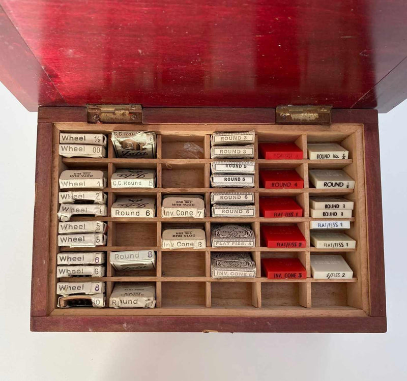 Early Twentieth Century Cased Set of Dentist Burs by Jota of Germany - Jason Clarke Antiques