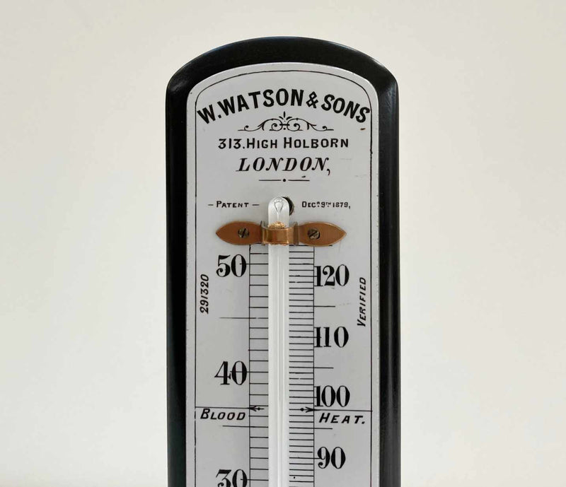 Very Large Victorian Desk Thermometer by W Watson & Sons London