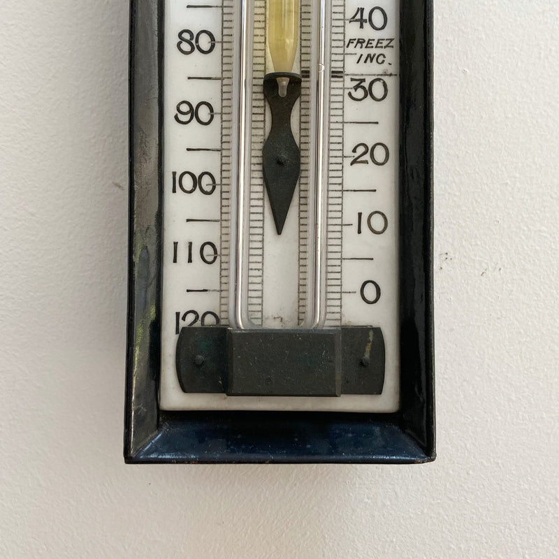 Mid Victorian Self Registering Max Min Thermometer in Case by Negretti & Zambra