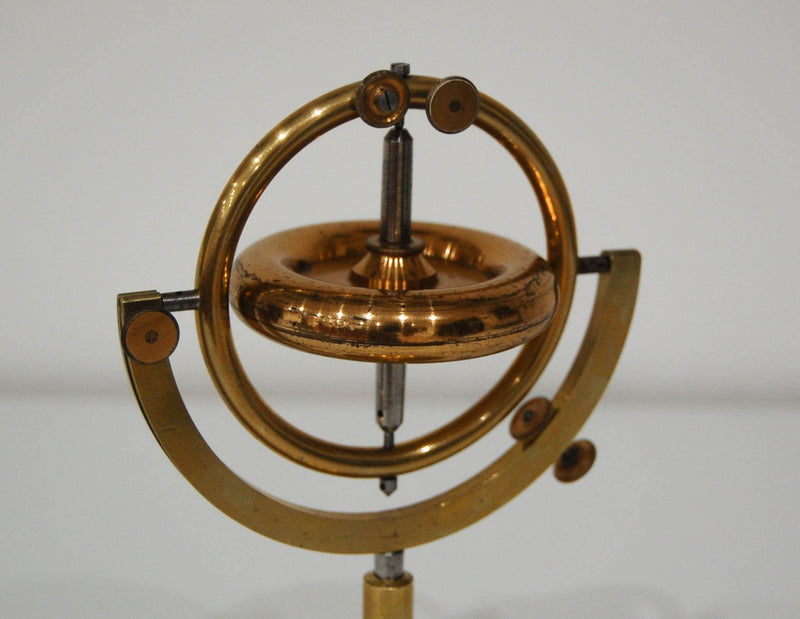 Early Victorian Demonstration Gyroscope on Stand by Negretti & Zambra London. - Jason Clarke Antiques