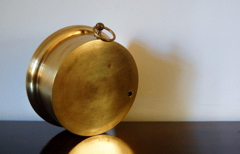 Early Lucien Vidi Brass Cased Aneroid Barometer Retailed by EJ Dent - Jason Clarke Antiques