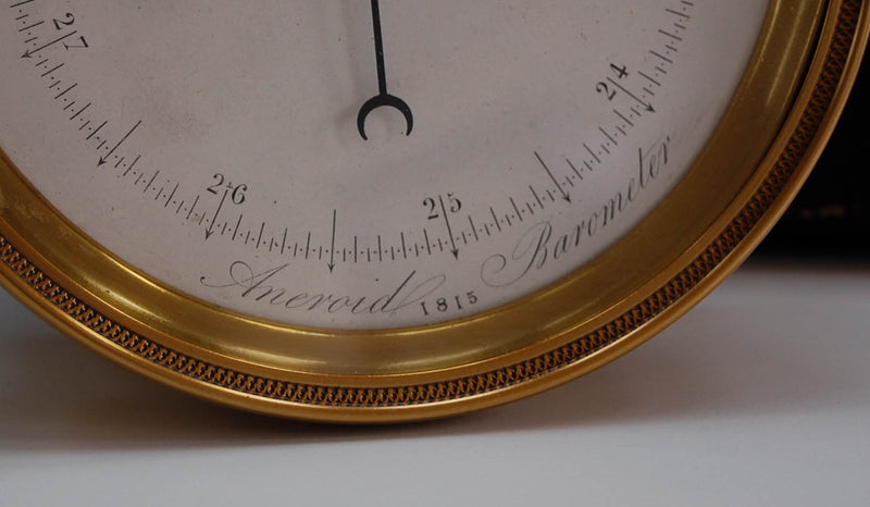 Mid Victorian Vidi Aneroid Barometer in Original Leather Presentation Case