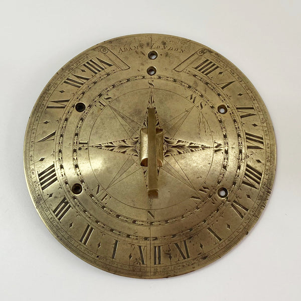 Late Eighteenth Century Sun Dial by George Adams of Fleet Street London