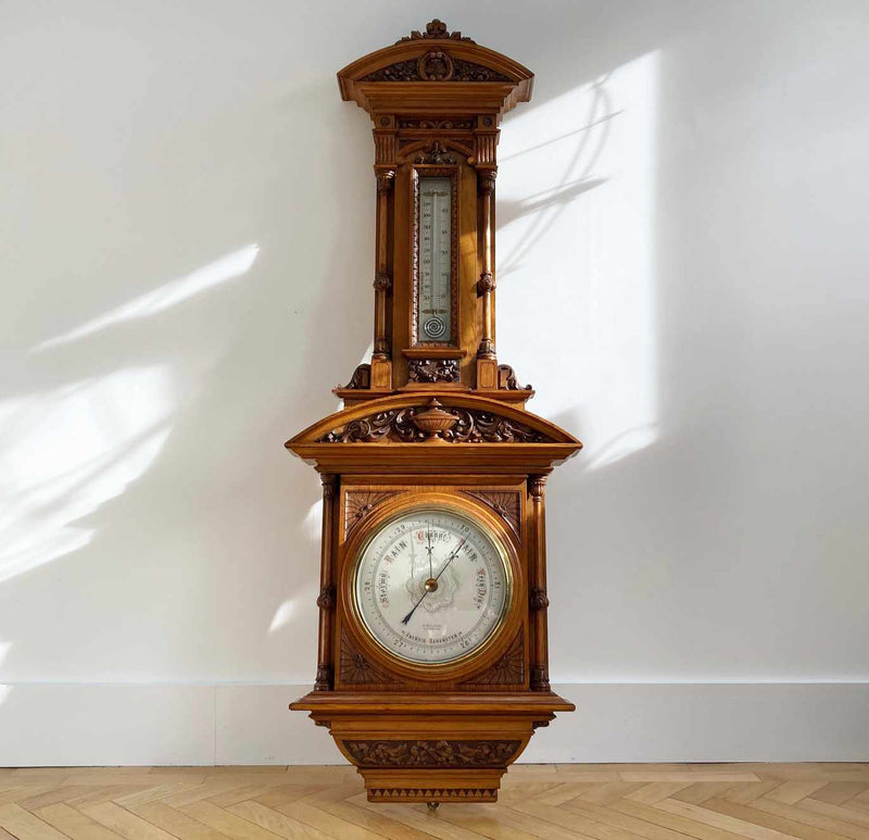 Monumental Victorian Exhibition Aneroid Barometer by Dollond of London