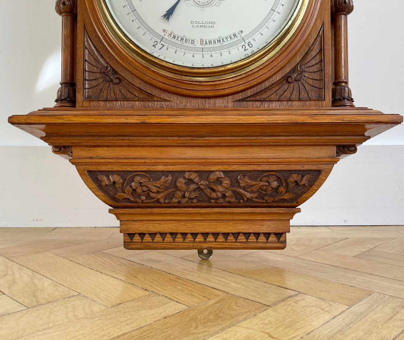 Monumental Victorian Exhibition Aneroid Barometer by Dollond of London