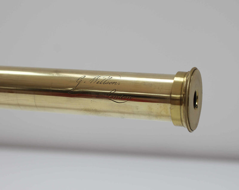 Napoleonic Five Draw Telescope by George Willson Engraved to George Stark