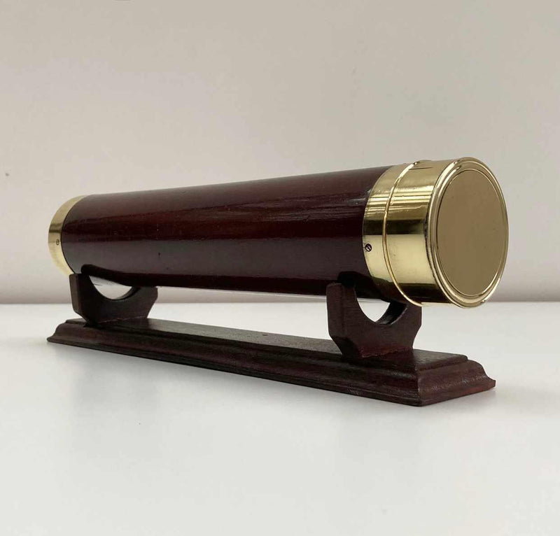 Eighteenth Century Four Draw Telescope by Watkins of Charing Cross Engraved to Frances Nisbet - Jason Clarke Antiques
