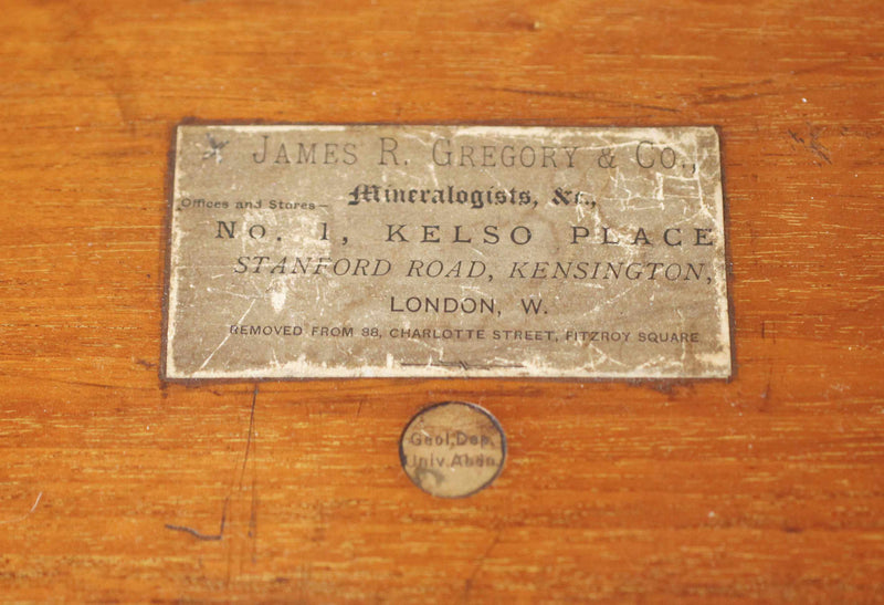 Late Victorian John J Griffin Field Mineralogists Set Retailed by James R Gregory & Co