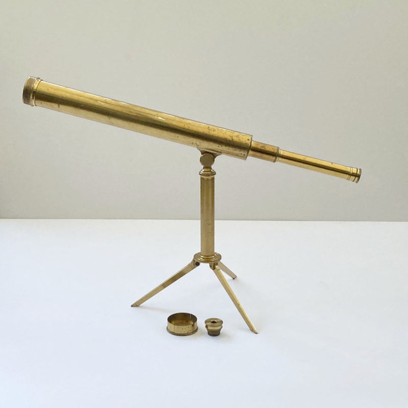 Small Georgian Cased Library Telescope on Stand by Matthew Berge London
