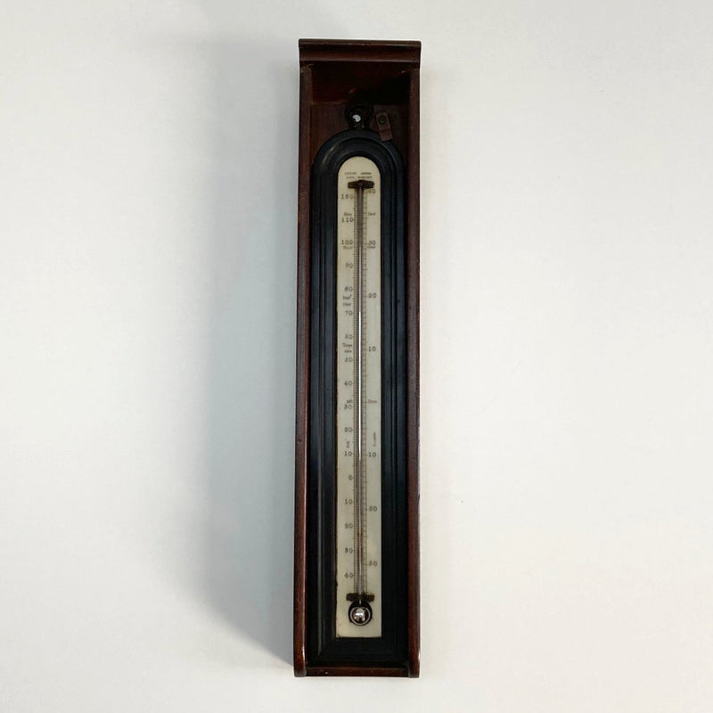 Large Georgian Wall Thermometer in Case by Matthew Berge London