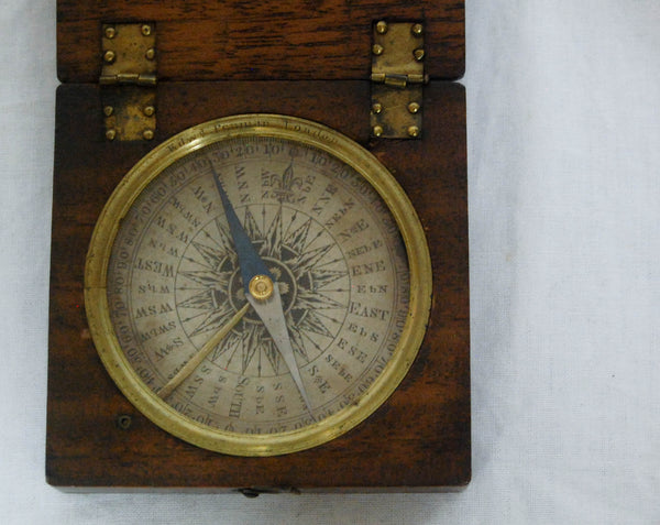 Late Eighteenth Century Cased Travelling Compass by Edward Penman, London