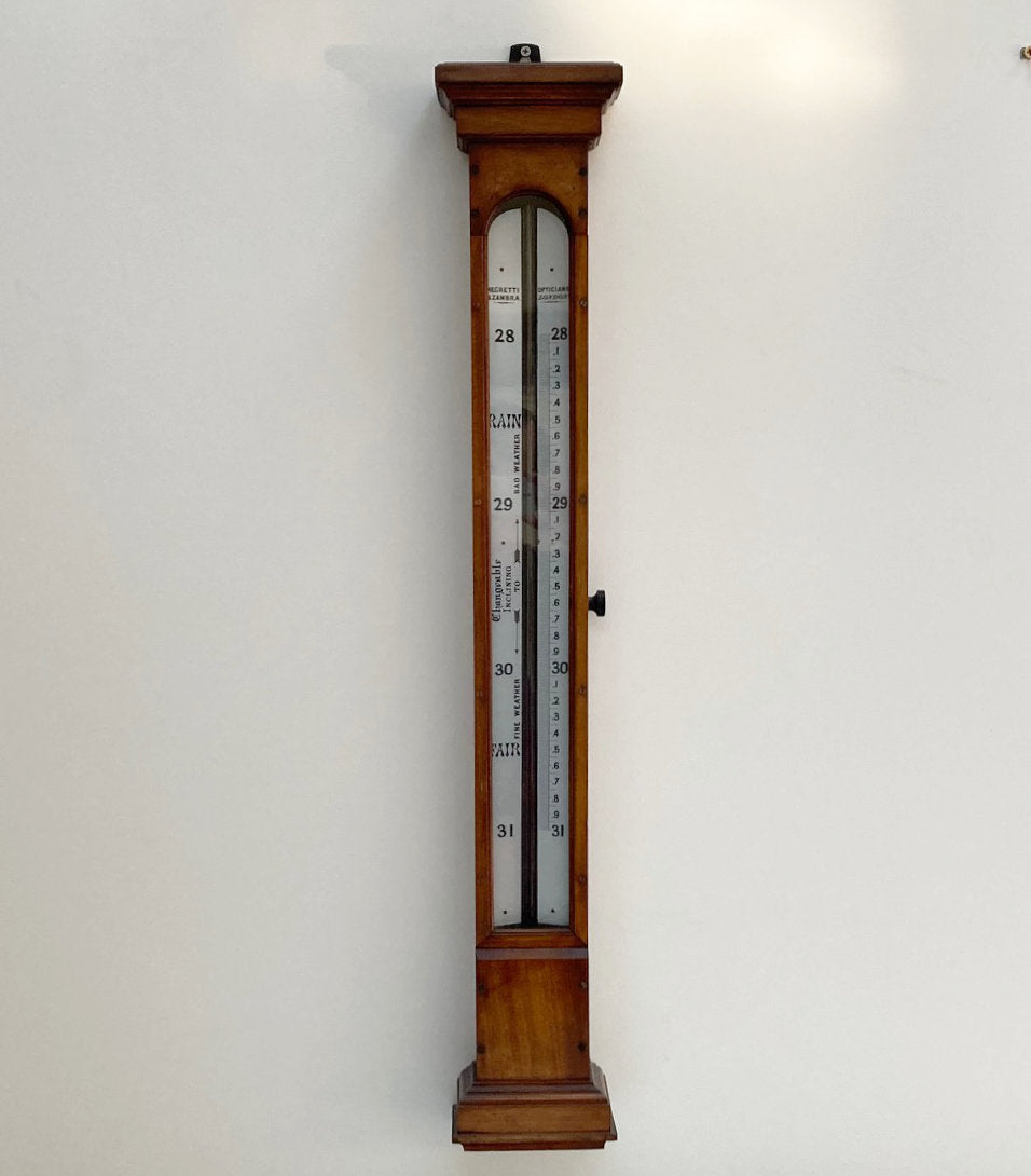 Victorian Long Range Glycerine Barometer by Negretti & Zambra London ...