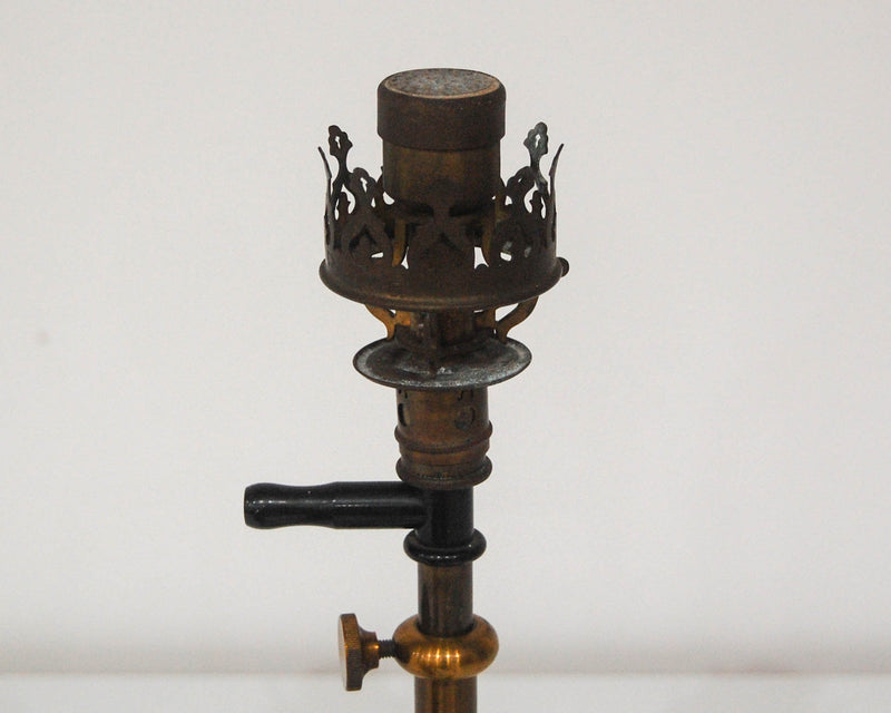 Late Victorian Gas Mantle Galvanometer Lamp by Auerlicht Germany