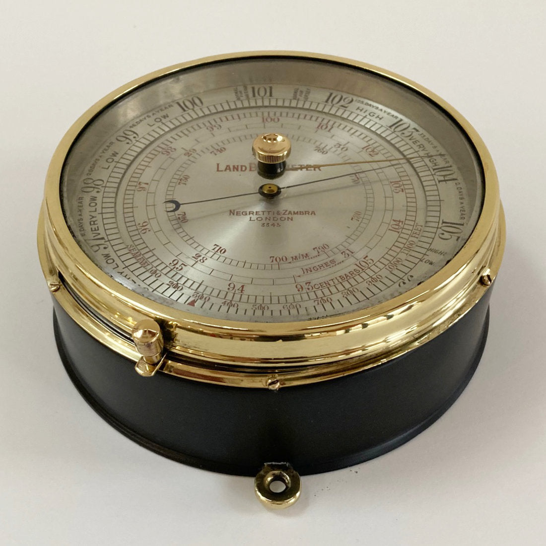 Barometer World Rare Land Aneroid Barometer by Negretti & Zambra, London – Jason Clarke ...
