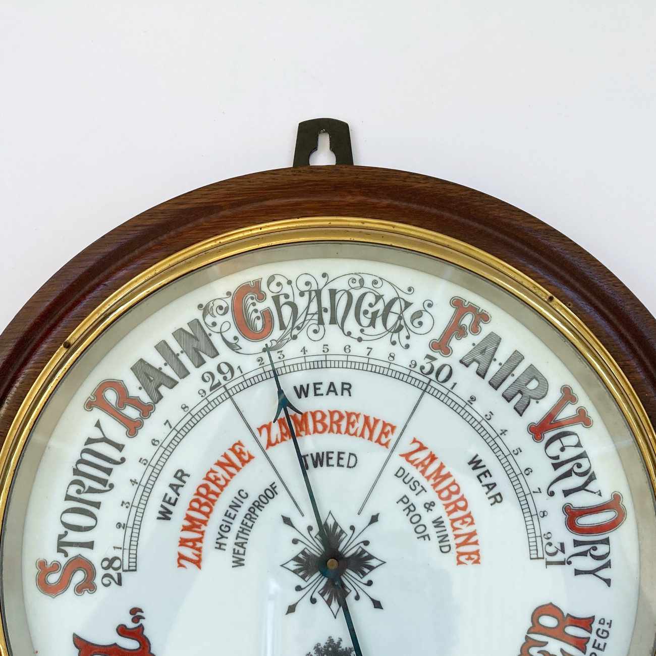 Large Shop Display Aneroid Barometer by Aitchison for Zambrene ...