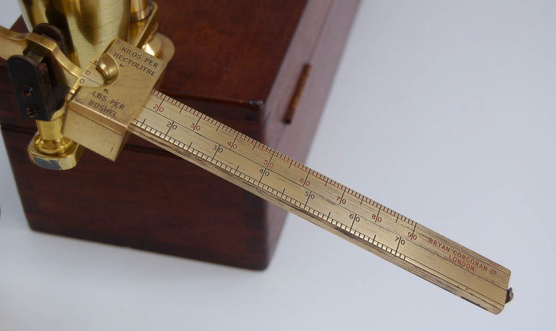 Rare Late Victorian Chondrometer or Grain Scale by Bryan Corcoran Ltd London