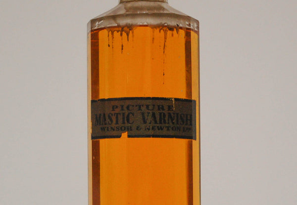 Late Victorian Bottle of Mastic Picture Varnish by Winsor & Newton Ltd