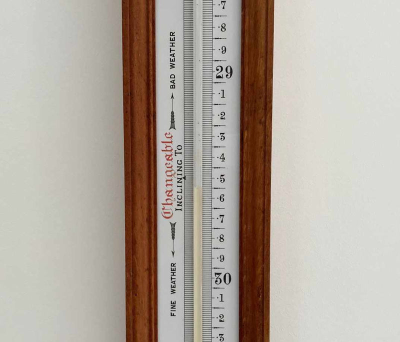 Late Victorian Long Range Glycerine Barometer by Negretti & Zambra of London