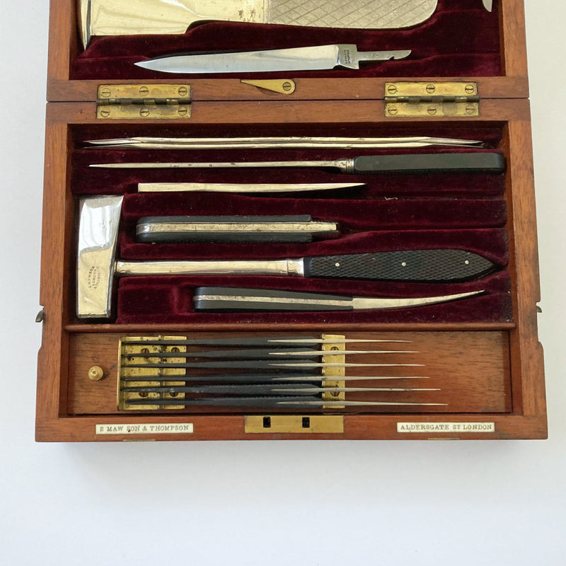 Mid Victorian Surgical Post Mortem Instrument Set by S Maw Son & Thompson