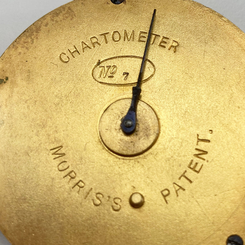 Mid Victorian Morris's Patent Chartometer with Original Card Scales and Leather Case