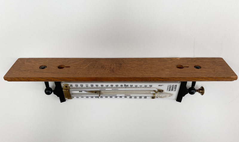 Edwardian Self Registering Max Min Window Thermometer by Negretti & Zambra