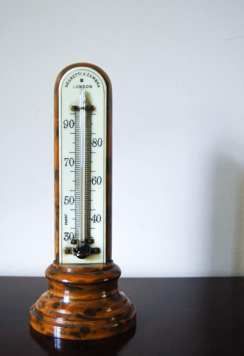 Early Twentieth Century Bakelite Desk Thermometer by Negretti & Zambra - Jason Clarke Antiques