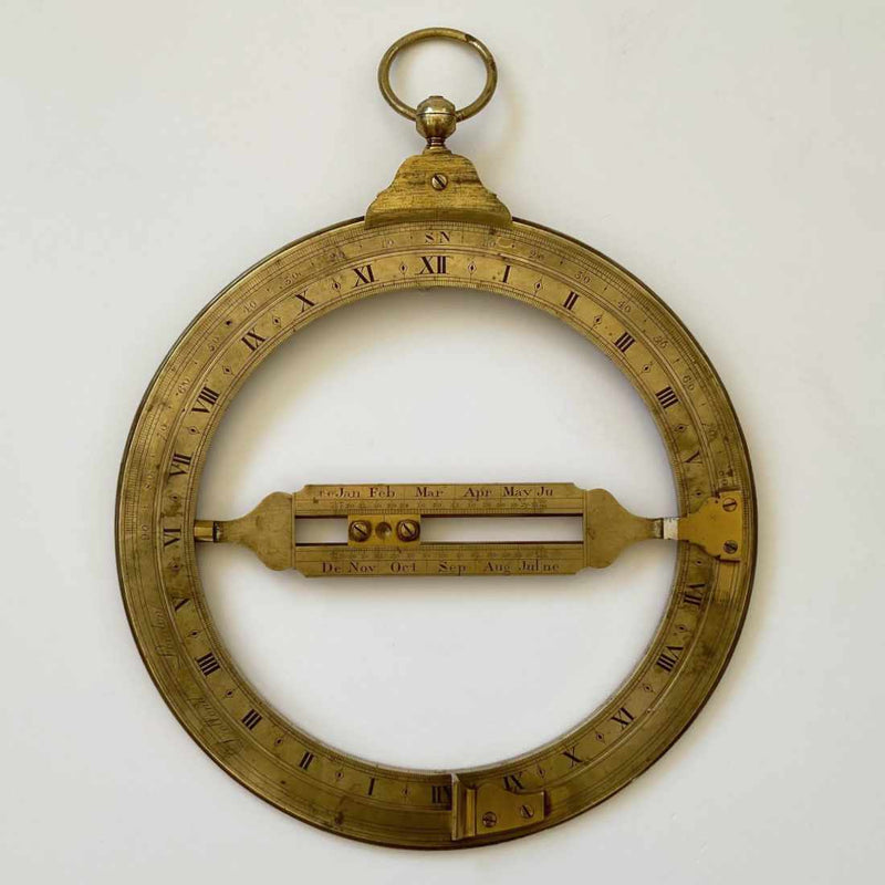 Large Eighteenth Century Universal Equinoctial Ring Dial by Dollond London