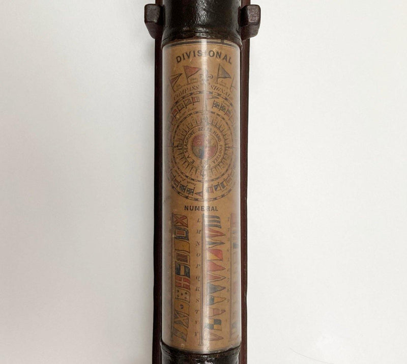 Mid Victorian Officer of The Watch Flag Panel Telescope for EA Seagrove The Hard Portsea - Jason Clarke Antiques