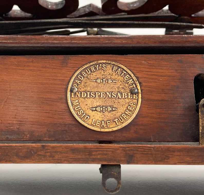 Victorian Padburys Patent Indispensable Music Leaf Turner